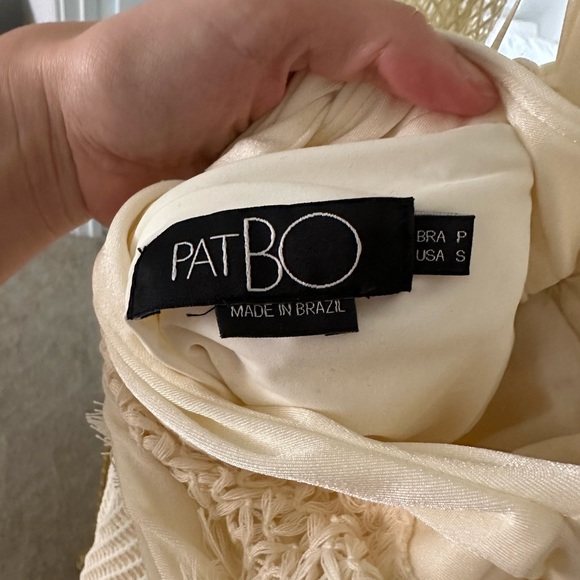 Patbo Fringe & Mesh Cutout Maxi Dress in Ivory - Picture 8 of 13